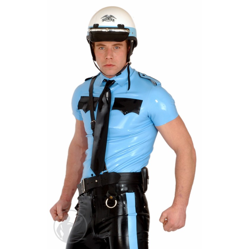 Rubber Law Enforcement Short Sleeved Shirt