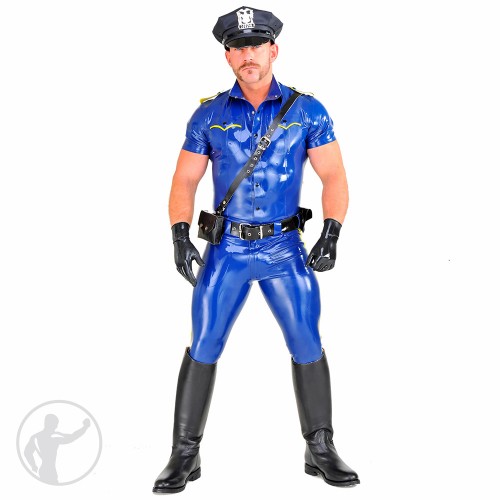 Rubber Cop Uniform
