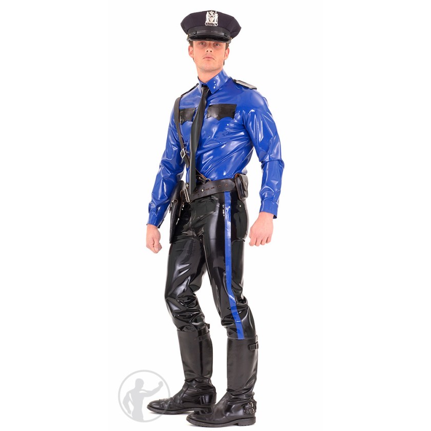 Rubber American Style Police Uniform