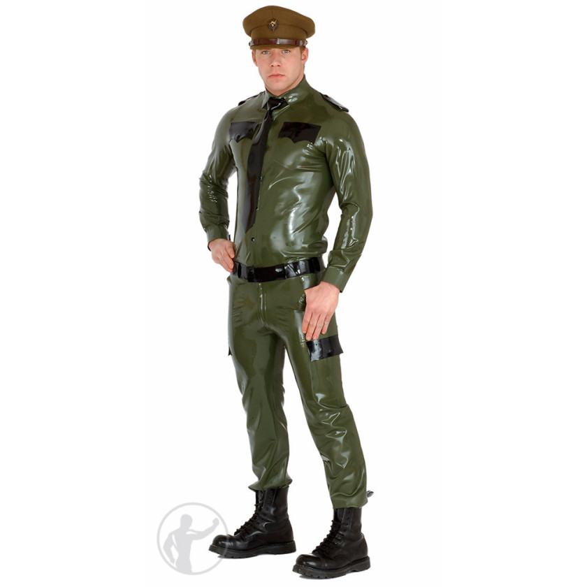 Rubber Army Military Pants