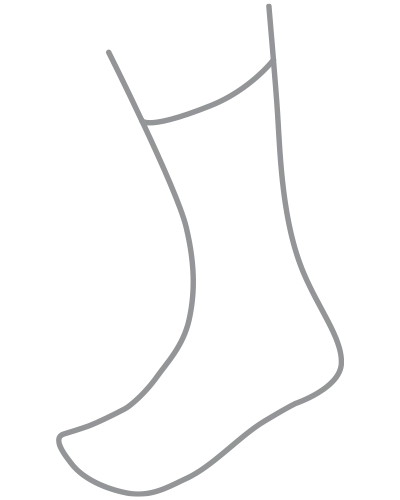 Sizing guide ankle socks image