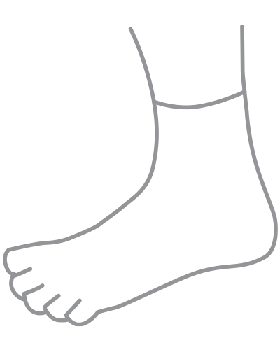 Sizing guide toe socks image