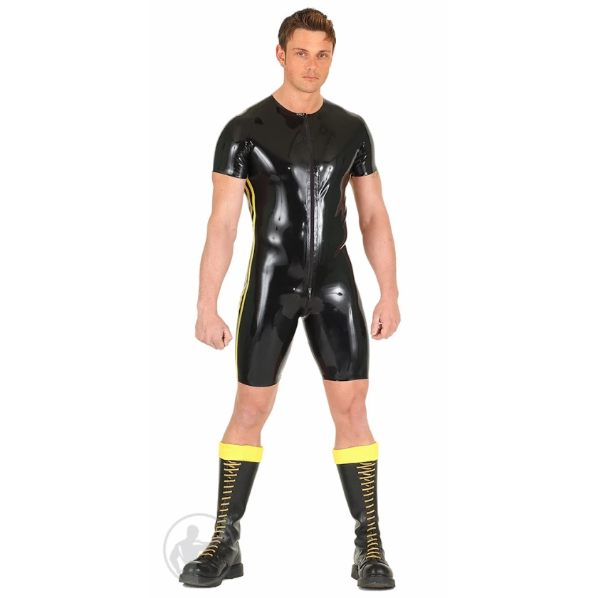 Rubber Surfsuit With Front Zip
