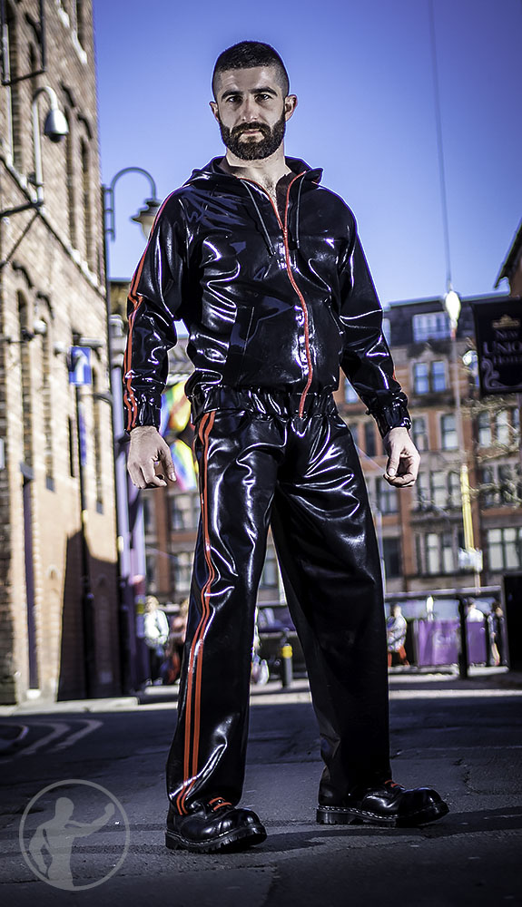 elasticated tracksuit bottoms