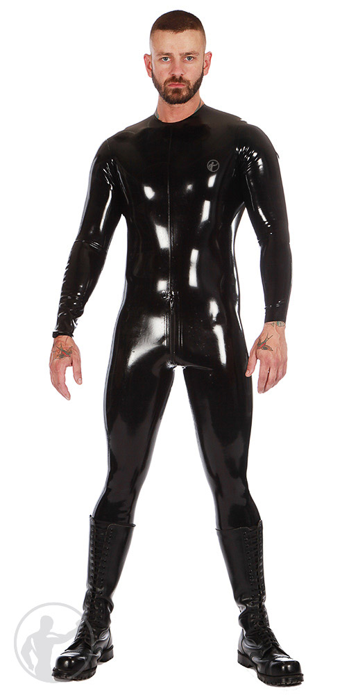 Latex Gummi Rubber Catsuit Overall Ganzanzug// 3 wege RV// 3way crotch zipper