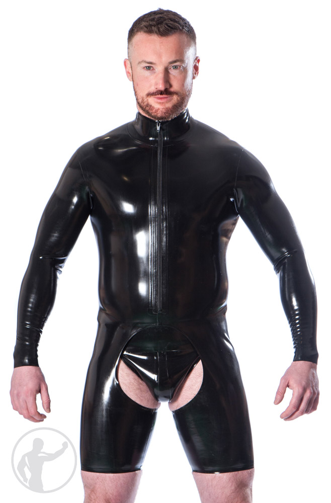 Waist 26" to 46" Available Rubber Latex Chap Shorts Choice of Colour Stripes