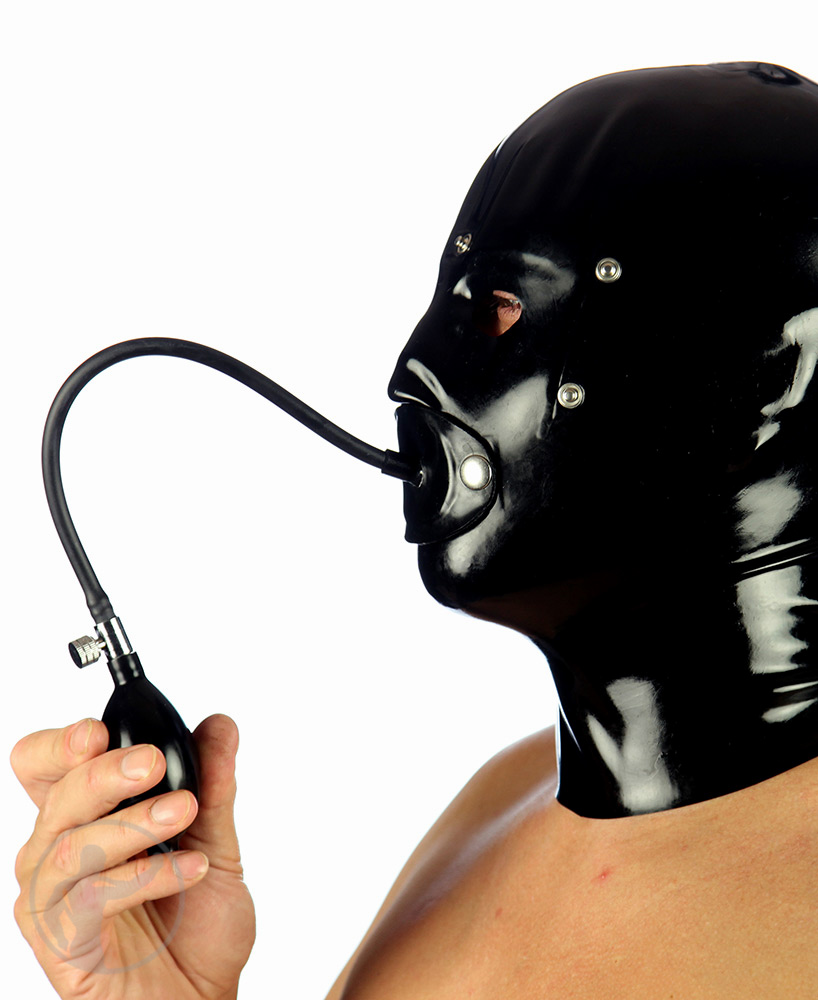 Ja dæmning stribe Rubber System Mask Balloon Gag