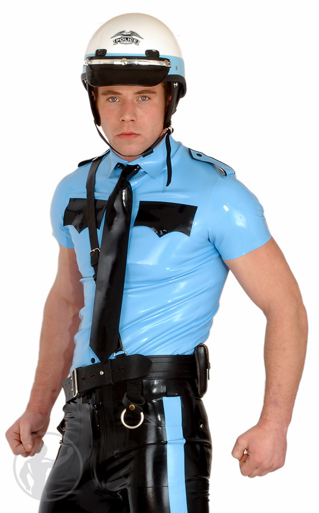 Rubber Law Enforcement Short Sleeved Shirt