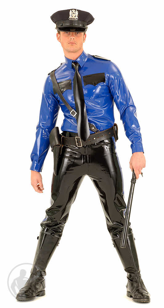 Rubber American Style Police Pants